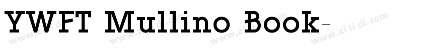 YWFT Mullino Book字体转换